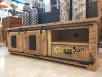 Porta tv per la zona giorno modello Porta tv jupiter 160 di Outlet etnico scontato