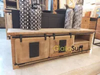 Porta tv per la zona giorno modello Porta tv jupiter 160 di Outlet etnico scontato