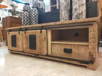 Porta tv per il living modello Porta tv jupiter 160 di Outlet etnico scontato