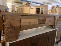 Porta tv per il soggiorno modello Porta tv teak 160 di Outlet etnico scontato