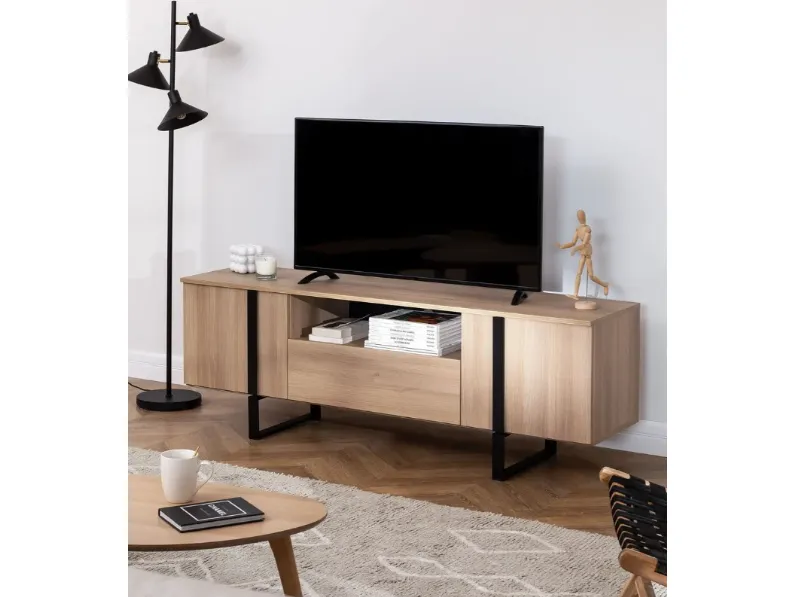 Mobile porta tv Portatv in legno modello roxer di A&c a prezzi outlet