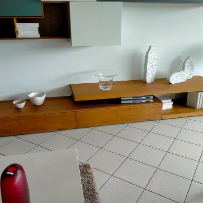 Mobile porta tv Rovere nodato di Sangiacomo con uno SCONTO IMPERDIBILE