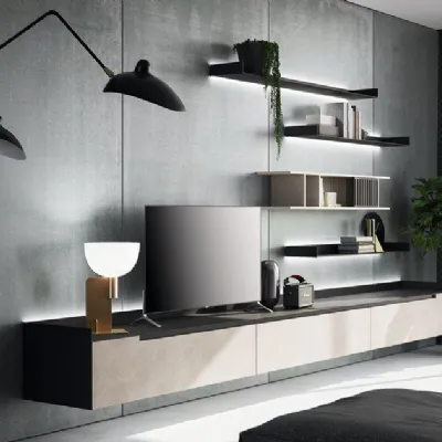 Porta tv per il living modello Slim 3 di Dall'agnese scontato