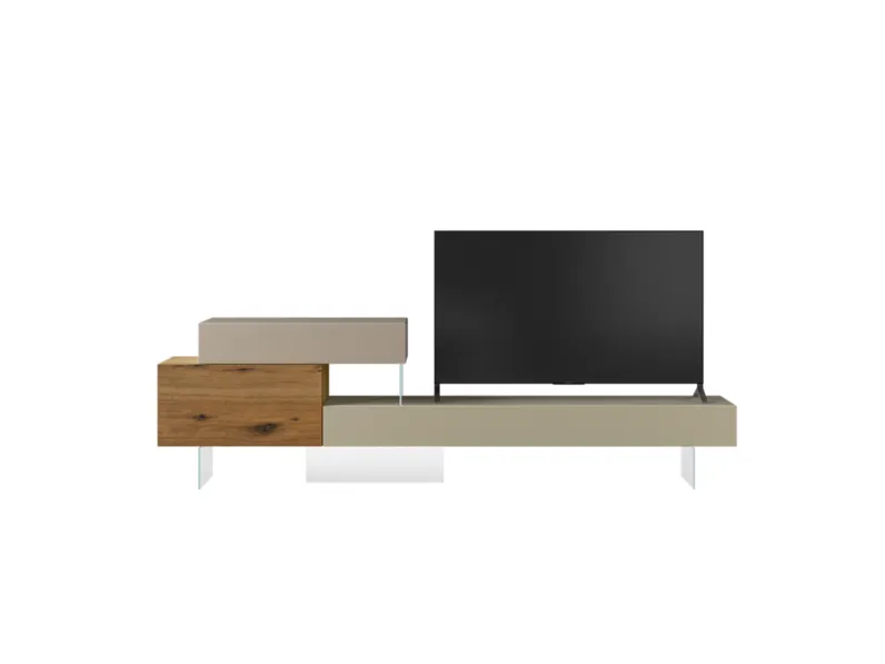 Porta tv per il living modello Tv unit 0514 di Lago scontato