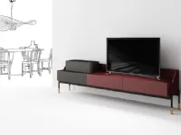 Porta tv di Minotti italia modello Banko tv  a PREZZI OUTLET  affrettati