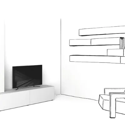 Porta tv di Minotti italia modello Regolo  a PREZZI OUTLET  approfittane ora!