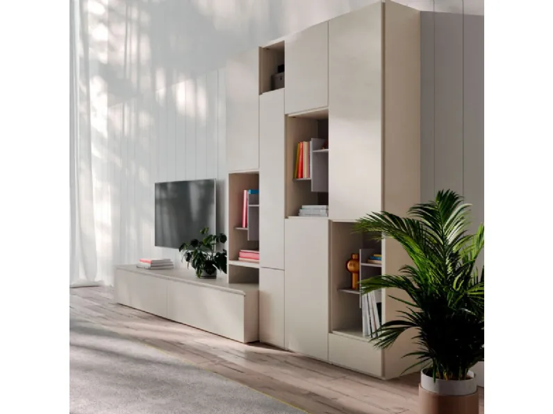 Parete attrezzata Day 20 soggiorno di Collezione esclusiva in OFFERTA OUTLET