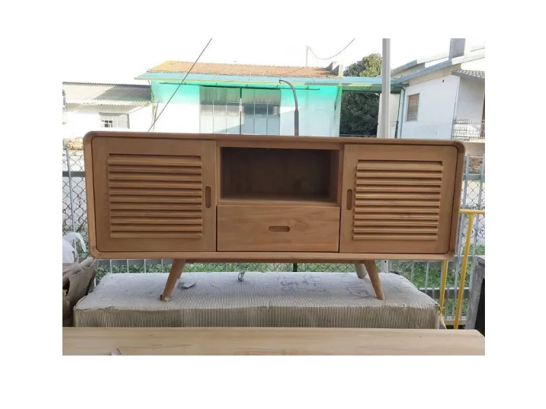 Mobile porta tv Mobile tv teak 150 di Outlet etnico a prezzi convenienti