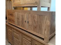 Porta tv di Outlet etnico modello Porta tv teak riciclato 150 a PREZZI OUTLET 