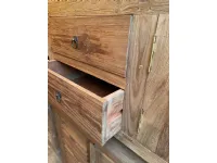 Porta tv di Outlet etnico modello Porta tv teak riciclato 150 a PREZZI OUTLET 