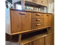 Porta tv per il soggiorno modello Mobile tv teak artigianale di Outlet etnico scontato