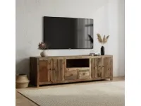 Mobile modello Mobile porta tv legno 200 porta tv di Outlet etnico in Offerta Outlet
