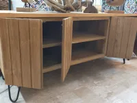 Porta tv per il soggiorno modello Teak massello di Outlet etnico scontato