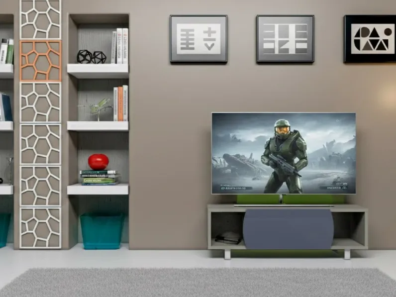 Mobile porta tv Cortina easy di Munari con uno SCONTO IMPERDIBILE