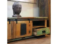 Mobile modello Mobile portatv jupiter colorato industrial  porta tv di Outlet etnico in Offerta Outlet