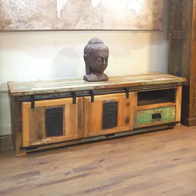 Mobile modello Mobile portatv jupiter colorato industrial  porta tv di Outlet etnico in Offerta Outlet