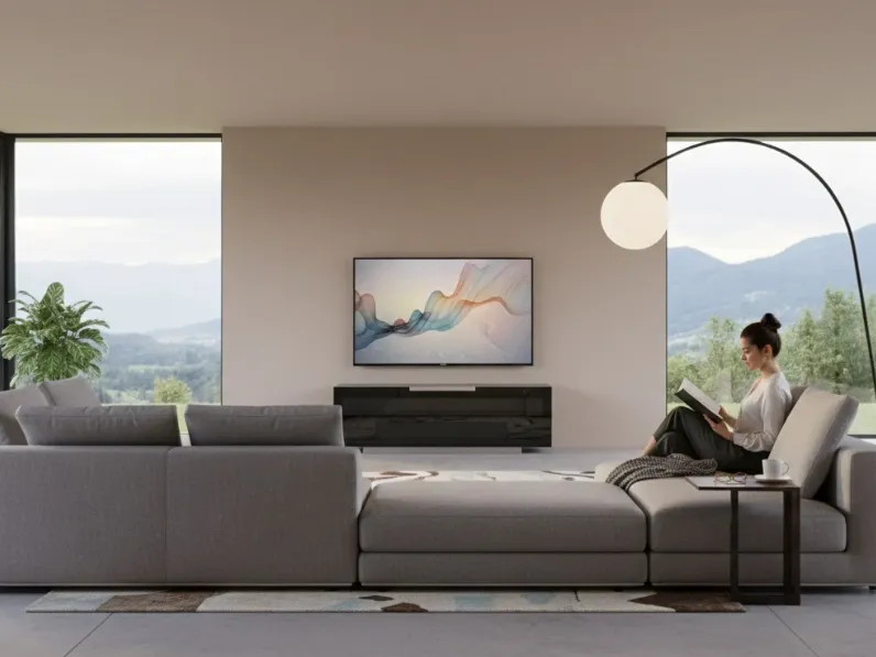 Porta tv per il soggiorno modello Mobile tv bergamo sound 175 cm  di Munari scontato