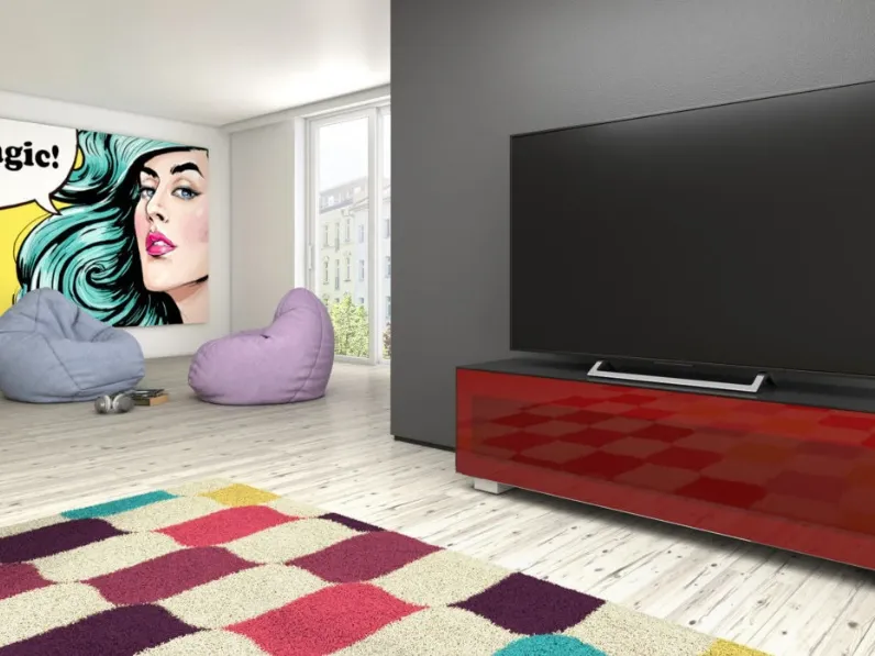 Mobile porta tv Mobile tv color 175 cm di Munari con uno SCONTO IMPERDIBILE