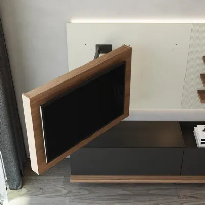 Porta tv per la zona giorno modello X2 porta tv orientabile di Astor mobili scontato