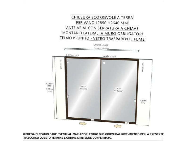 Porta Chius2 Dielle in OFFERTA OUTLET
