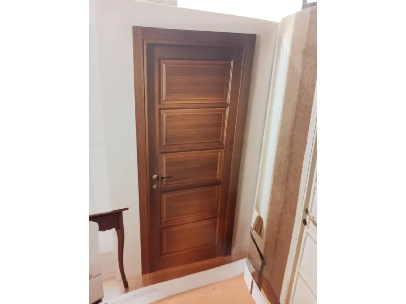 Porta a fodrina  battente Liberty 5/b in legno  Artigianale in Offerta