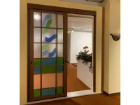 Porta moderna Longhi Vetro cattedrale in Offerta Outlet