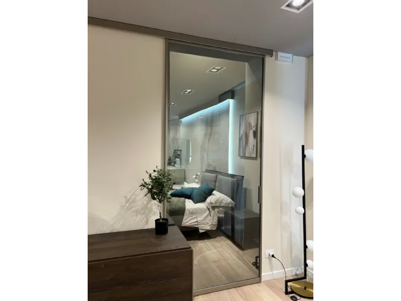 Porta a vetro unico 1 moderna Moretti compact giorno notte a prezzi outlet