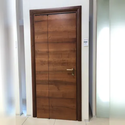 Offerta Outlet: porta a soffietto Bertolotto in legno. Risparmia!