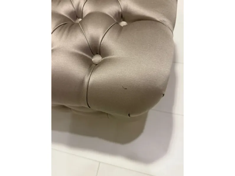 Pouf in tessuto Pouf regina a marchio Giusti portos a prezzo ribassato