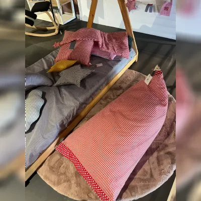 Pouf classico modello Sacco seduto miscim� nido  Artigianale in Offerta Outlet