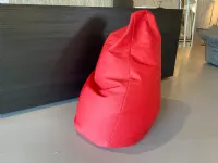 Pouf design modello Sacco rosso Zanotta a prezzo Outlet