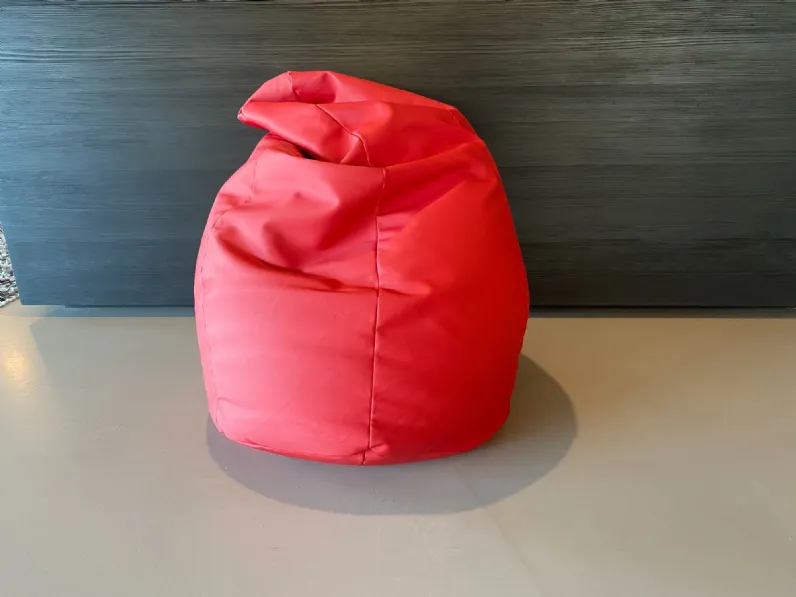 Pouf design modello Sacco rosso Zanotta a prezzo Outlet