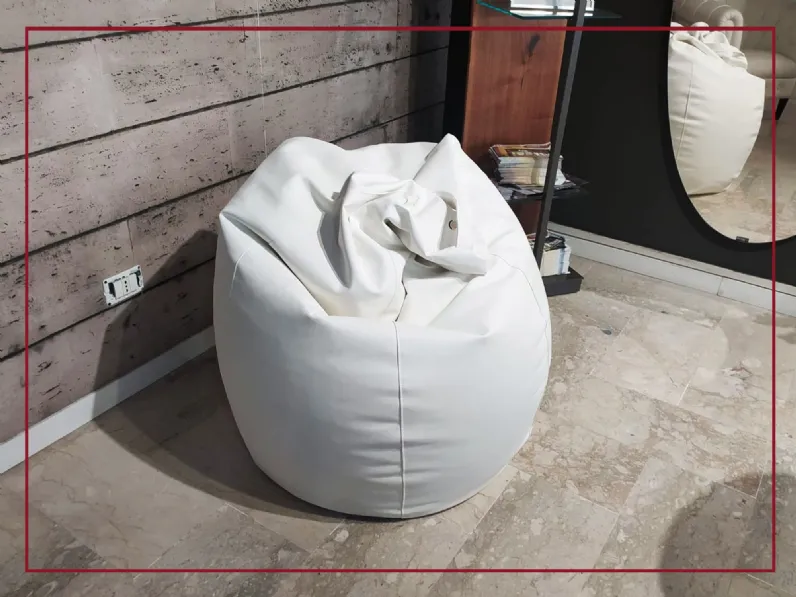 Pouf in ecopelle Sacco molli a marchio La seggiola a prezzo ribassato