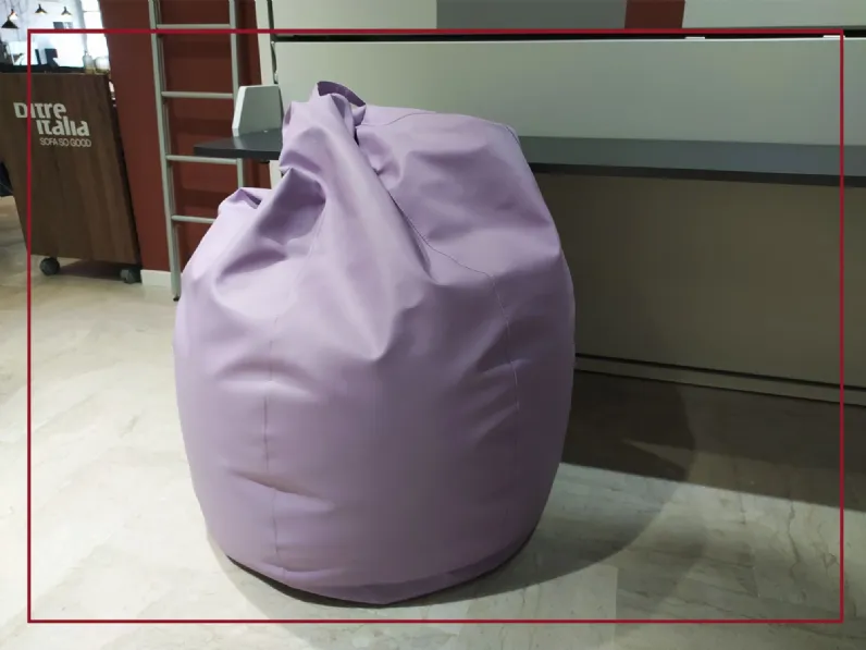 Pouf in ecopelle Sacco molli a marchio La seggiola a prezzo ribassato
