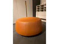 Pouf in pelle Denny a marchio Alf da fre a prezzo scontato