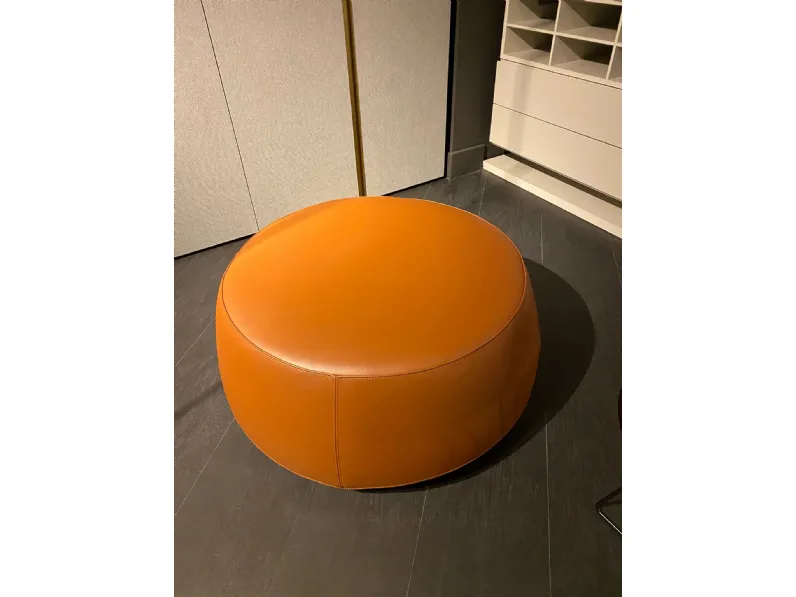Pouf in pelle Denny a marchio Alf da fre a prezzo scontato