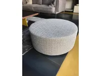 Pouf in tessuto Circle a marchio Flexstyle a prezzo scontato