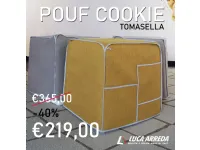 Pouf in tessuto Cookie a marchio Tomasella a prezzo ribassato