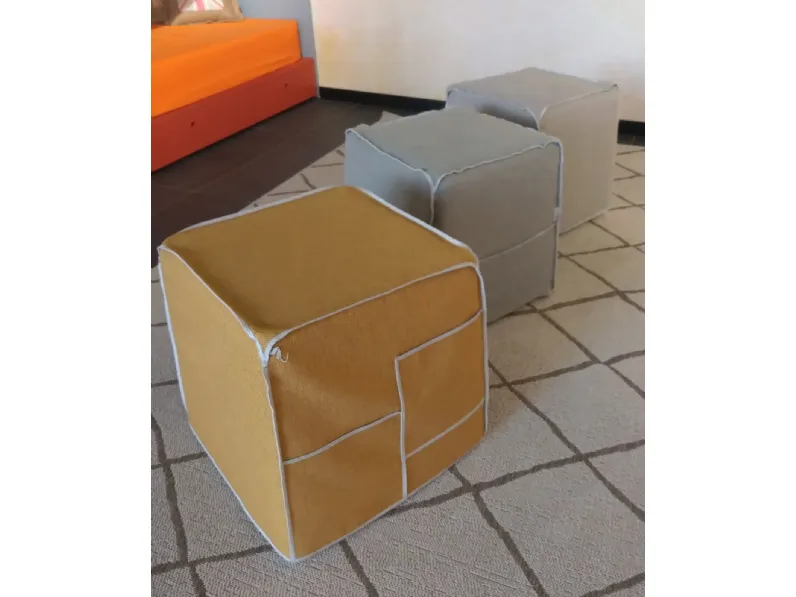 Pouf in tessuto Cookie a marchio Tomasella a prezzo scontato
