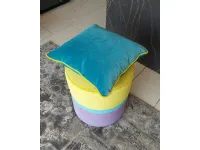 Pouf modello Cylinder moderno Artigianale a PREZZI OUTLET