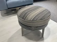 Pouf in tessuto Feel good a marchio Flexform a prezzo scontato