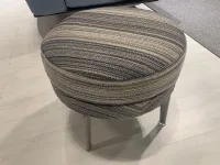 Pouf in tessuto Feel good a marchio Flexform a prezzo scontato