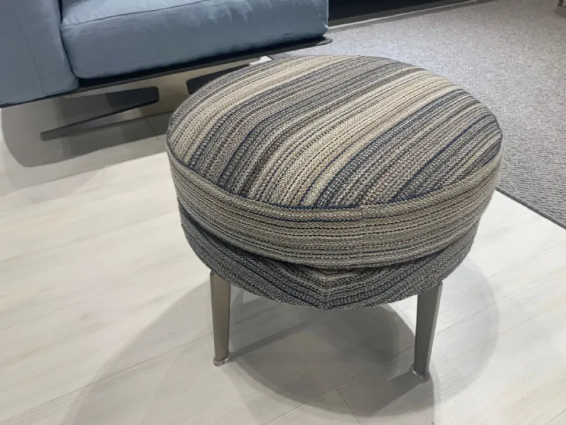 Pouf in tessuto Feel good a marchio Flexform a prezzo scontato