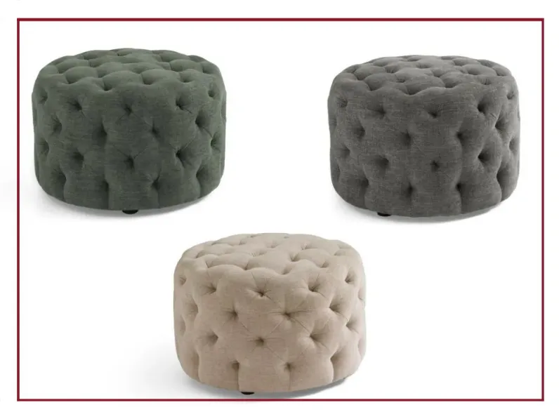 Pouf modello Henry design Capodarte a PREZZI OUTLET