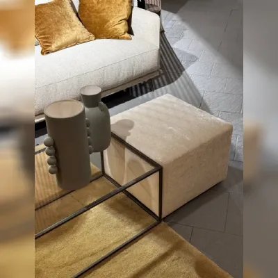 Pouf in tessuto Unit a marchio Ditre italia a prezzo ribassato