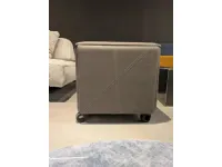 Pouf in pelle Cubix a marchio Ozzio a prezzo scontato