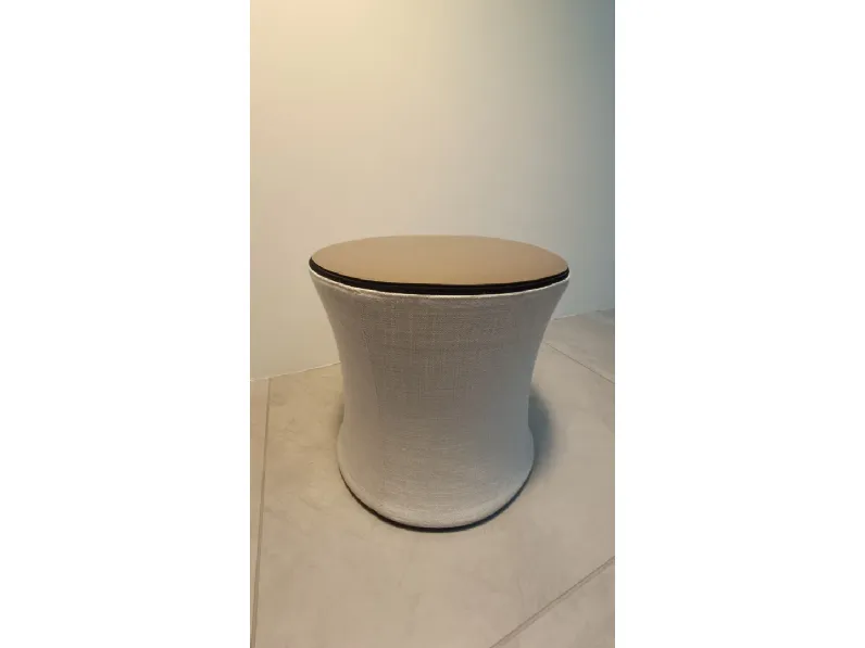 Pouf modello Davis drum  Minotti a prezzi outlet 