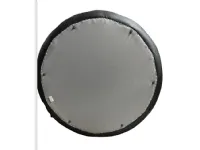 Pouf senza letto Glam glass pelle nero Bonaldo con forte sconto