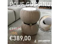 Pouf moderno modello Guccino Tomasella a prezzo Outlet