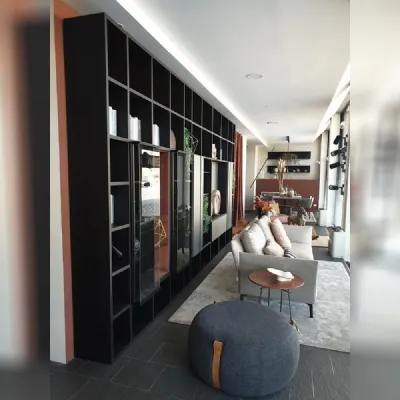 Pouf in tessuto Notch a marchio Lema a prezzo ribassato